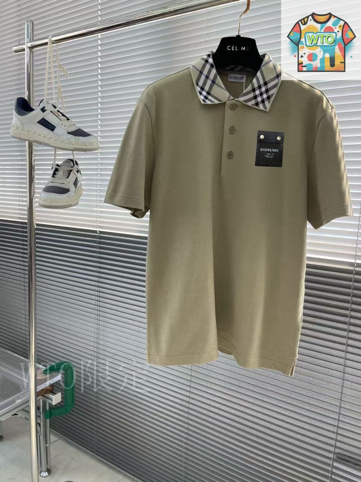 美品！Burberry 半袖ポロシャツ 即購入OK】Burberry 半袖ポロシャツ サイズM ブラック - メルカリ