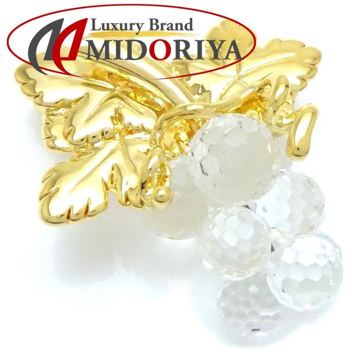 SWAROVSKI スワロフスキー 葡萄モチーフ ブローチ ぶどう