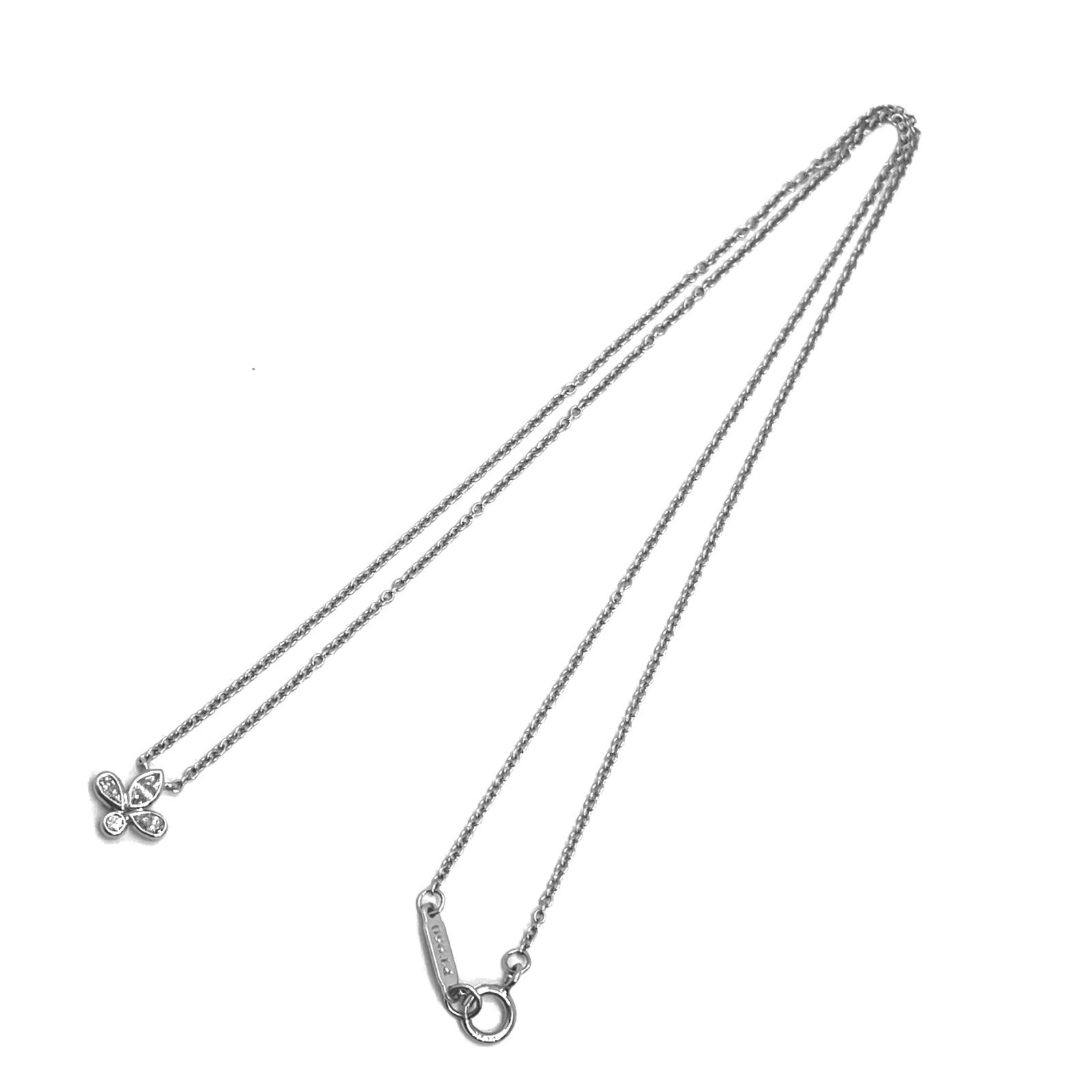 TIFFANY&Co. / ティファニー フルールドリス ダイヤネックレス Pt950 