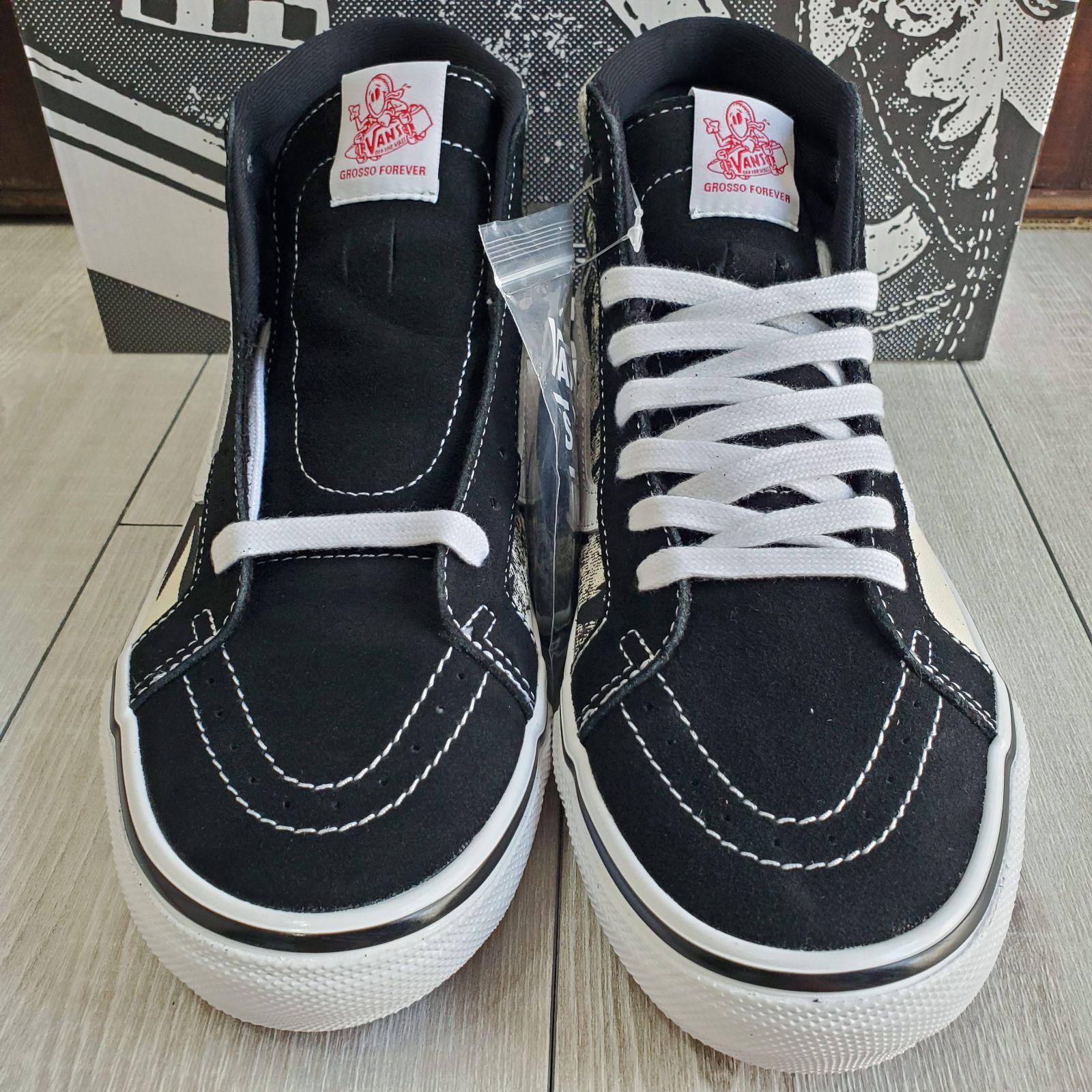 80s USA製 Vans Sk8-Hi バンズ スケハイ 27.5 US9.5 VANS ヴァンズ Sk8 