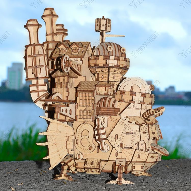 ハウルの動く城 ki-gu-mi 3D立体パズル 3D木製パズル キット