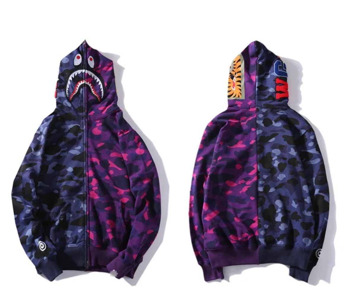M〜3XL】 A BATHING APE BAPE エイプ ベイプ ABC CAMO SHARK