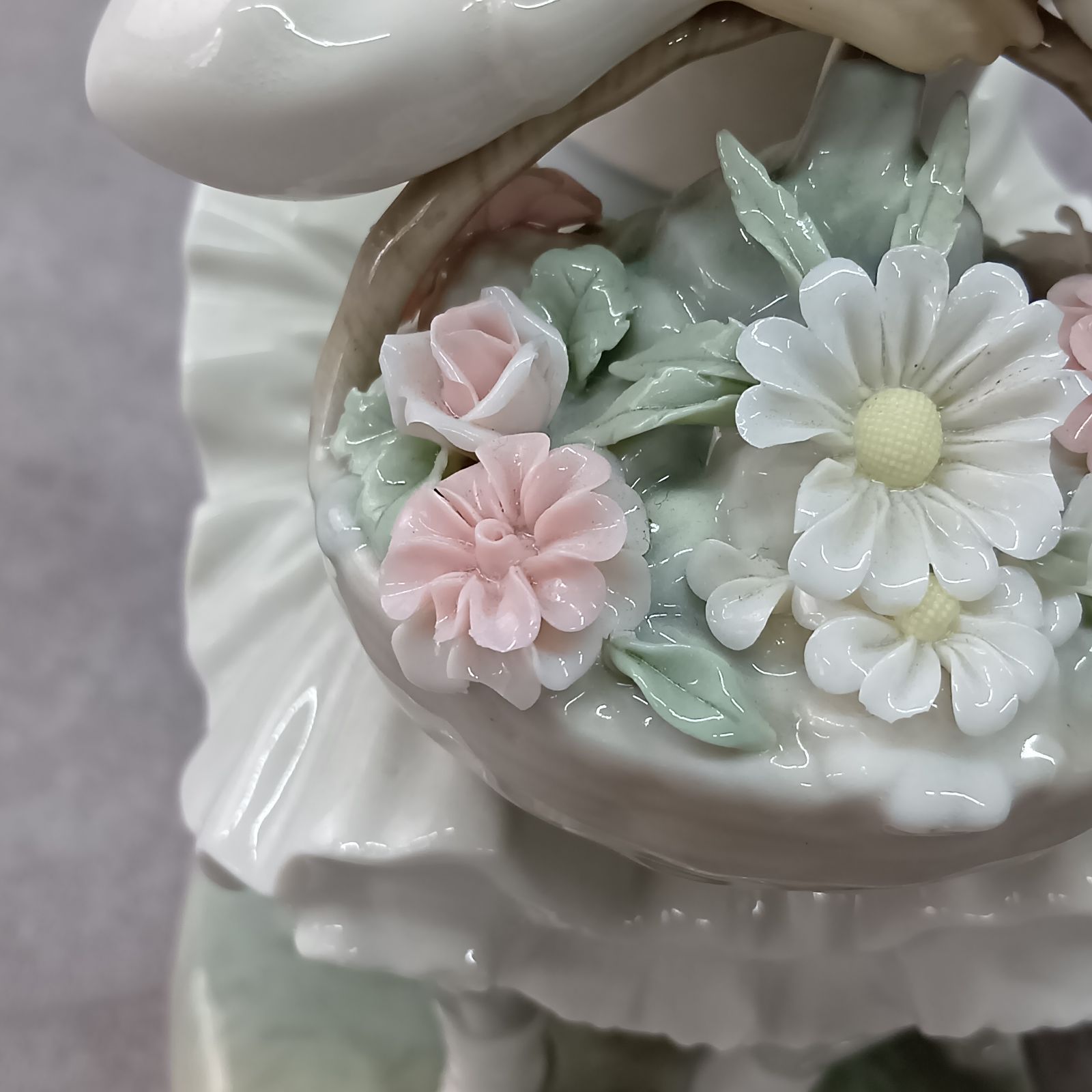 絶版】LLADRO リヤドロ 花咲く季節に 1970年代制作 高さ21cm スペイン