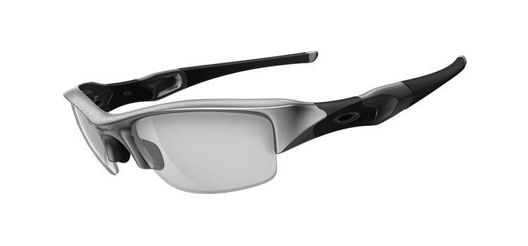 オークリー サングラス Oakley FLAK JACKET  (ASIAN FIT) Color: Silver/Titanium Clear