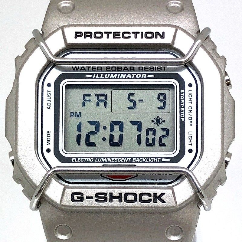 G-SHOCK ジーショック DW-5000D-8 5000シリーズ メタルバンド スクリューバック ELバックライト シルバー 2001年9月発売