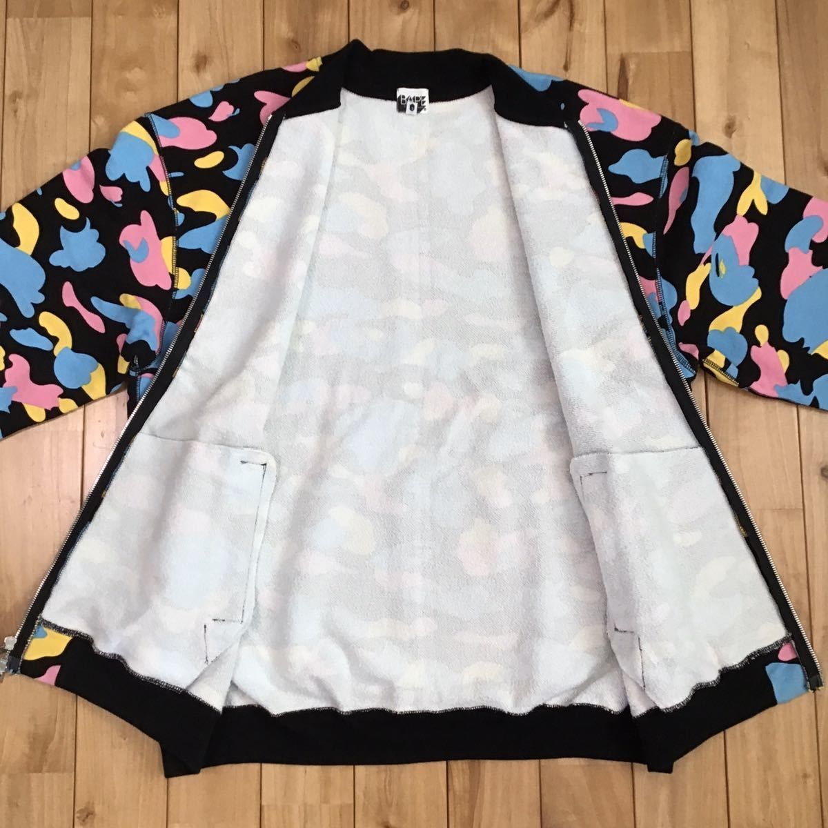 マルチカモ スウェット ブルゾン BAPE multi camo ベイプ ape - メルカリ