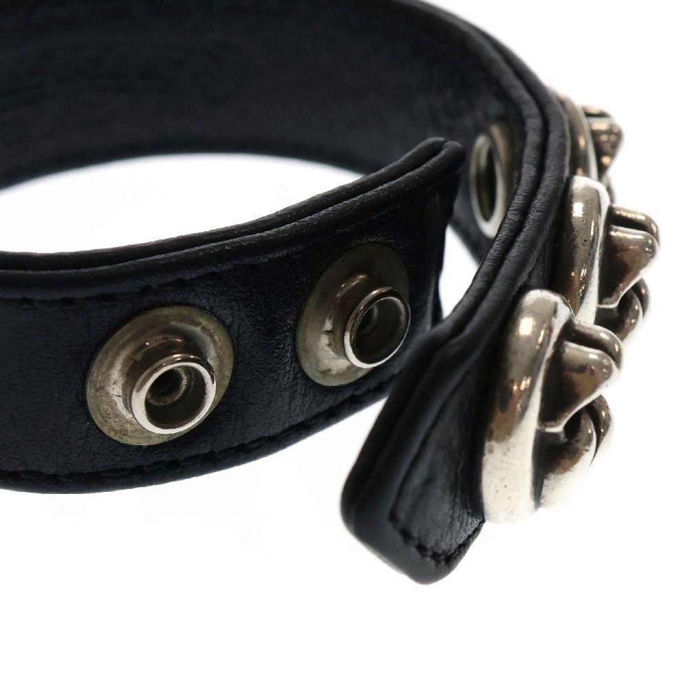 クロムハーツ 3BTN/2SNP/スター3ボタン2スナップ レザーブレスレット CHROME HEARTS 3BTN 2SNP LEATHER BRACELET クロムハーツ クロスボール