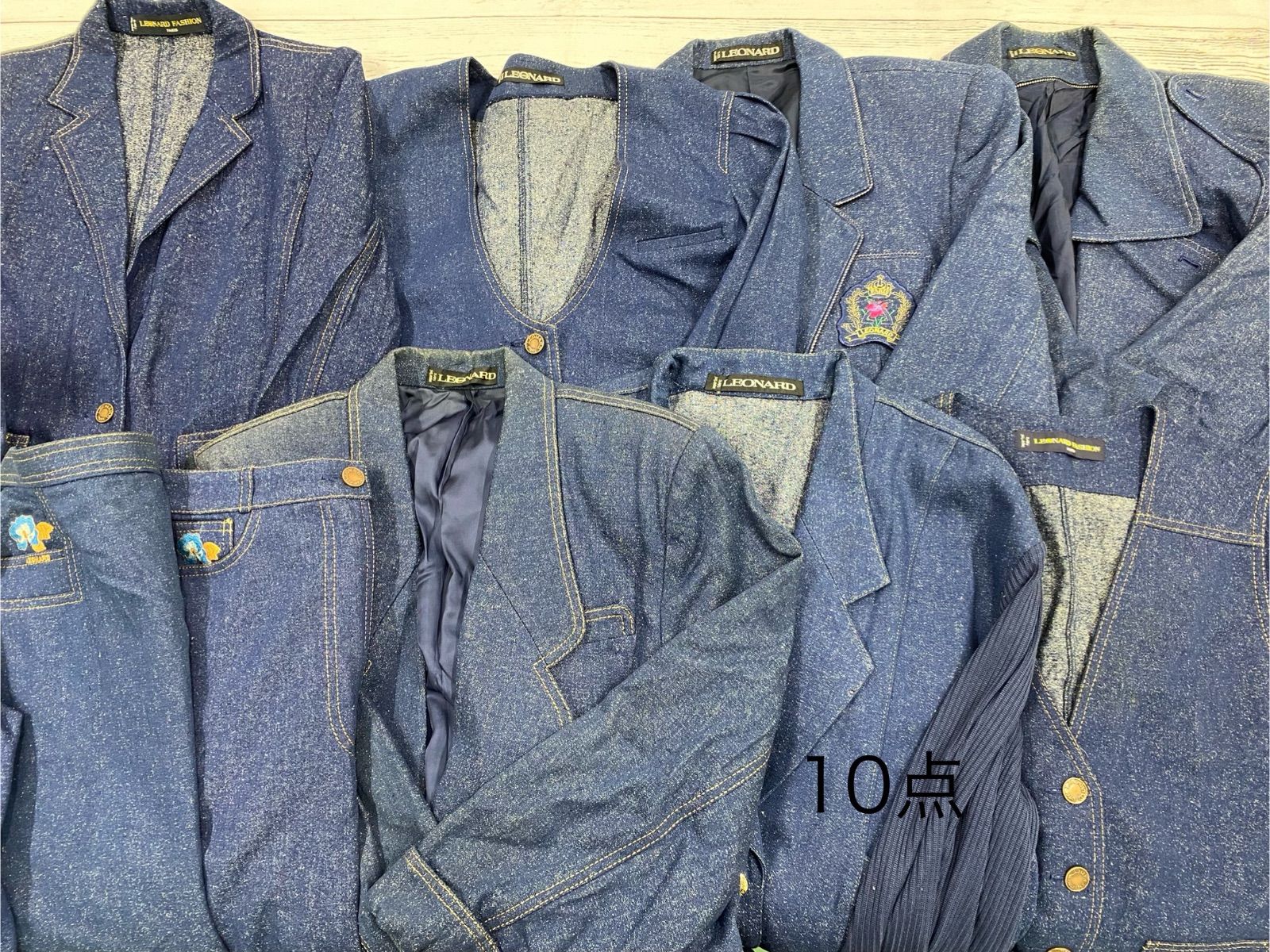 S52☆ 訳あり レオナール LEONARD おまとめ10点 セール デニム Yahoo