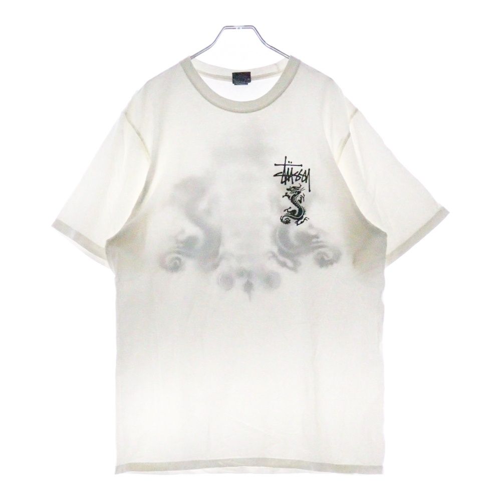 【STUSSY】25ss DOUBLE DRAGON TEE PIGMENT DYED Double Dragon Tee Pigment Dyed – Natural | Tees | Stüssy