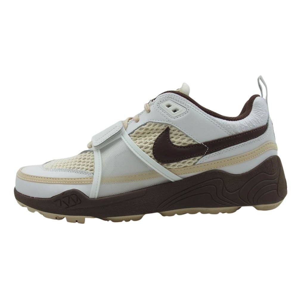 NIKE ナイキ HQ3073-100 × Travis Scott Zoom Field Jaxx White and Light Chocolate トラヴィススコット ズームフィールドジャックス スニーカー【新古品】【未使用】【中古】