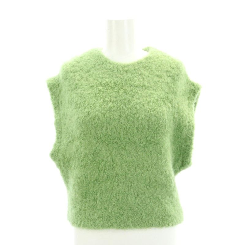 H＞ALPACA BOUCLE KNIT VEST/ベスト - トップス