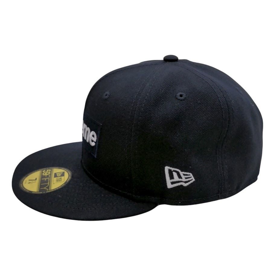 【Supreme 年号入り ネイビーキャップ】 Supreme×New Era ICE S LOGO CAPキャップ ネイビー サイズ 7 1/4