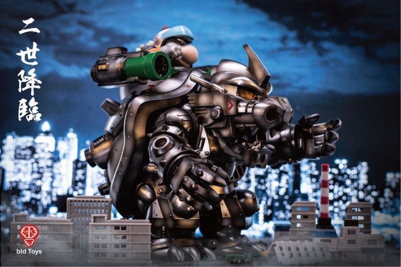 予約10月 bid Toys KIBAR II set フィギュア クッパJr.&ゴジラ