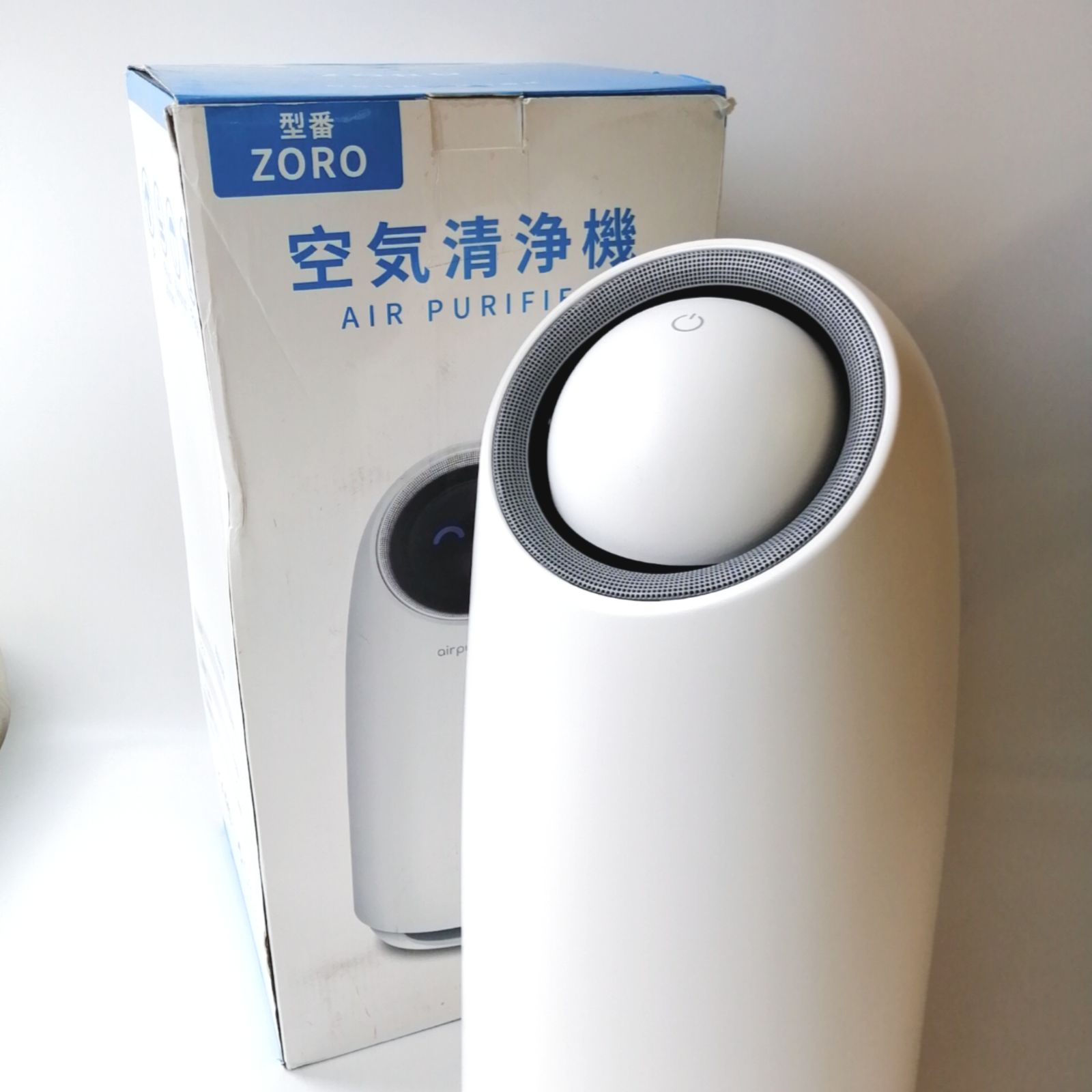 Afloia 空気清浄機 Zoro ロボット型デザイン 静電HEPAフィルター 360