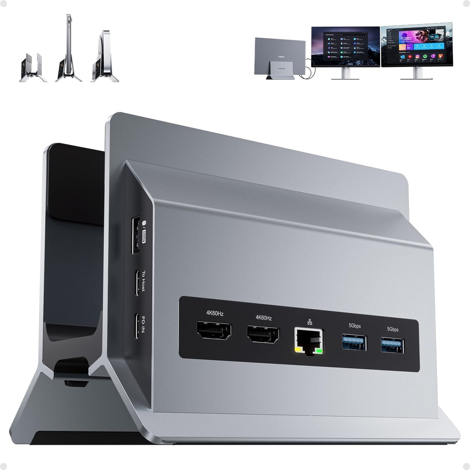 新着商品 拡張ドッキング 縦置きスタンドとドック ホスト to Mac|Win対応 C C USB USB USB USB USB 100W出力 PD3.0 イーサネット RJ45 2.0 A A アダプターが含まれない 5Gbps