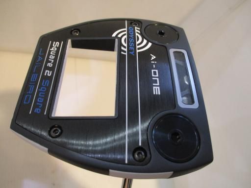 オデッセイ Ai-ONE SQUARE 2 SQUARE JAILBIRD 34インチ パター PT STROKE LAB 90 スチール フレックスその他 メンズ 男性用 右利き 右用 Aランク ゴルフクラブ
