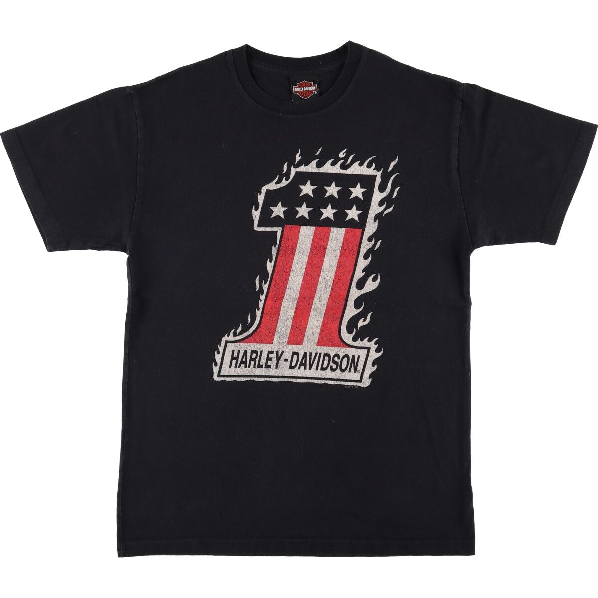 古着 00年代 Harley-Davidson 鷲柄 イーグル柄 ファイヤーパターン  