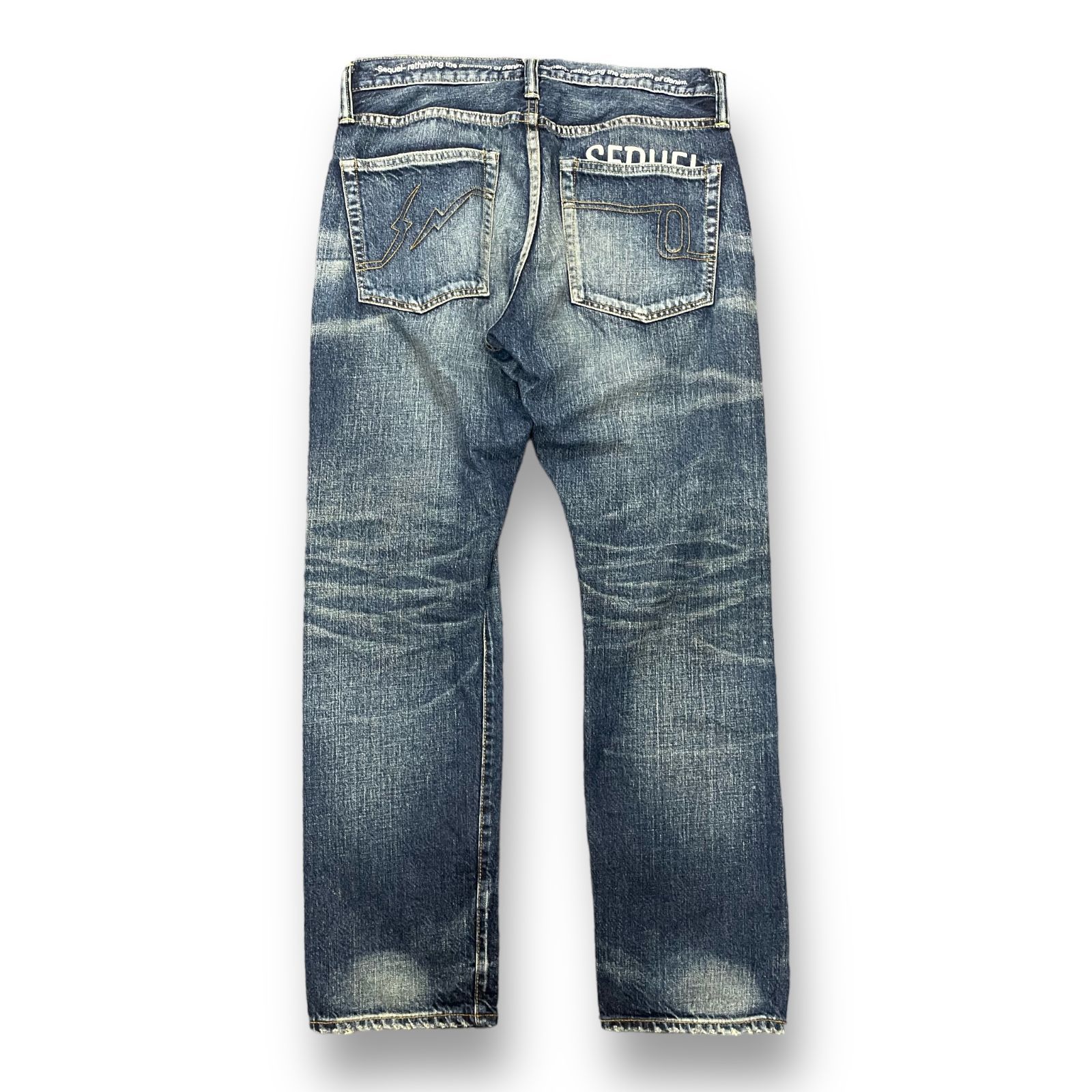 SEQUEL × fragment DAMAGE DENIM PANTS - パンツ