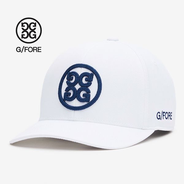 ジーフォア G FORE サークル ジー スナップバック キャップ スノー ホワイト ストレッチ ツイル ゴルフ 4 ジーフォー Circle s TRUCKER CAP