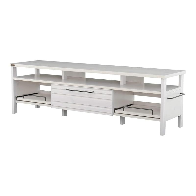 佐藤産業 LAFIKA テレビボード 幅150cm 奥行40cm 高さ45cm 引出 スライド棚 ホワイト 白 LF45-150L WH 0