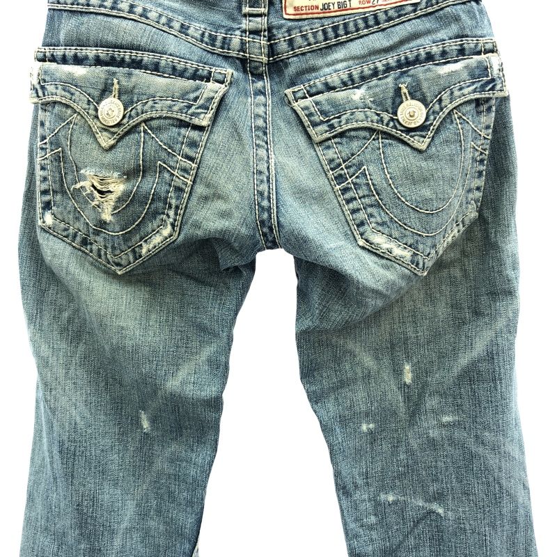 TRUE RELIGION JOEY BIG T フレアデニム USA製 27 中古】TRUE RELIGION JOEY BIG T フレアデニム サイズ27 USA製