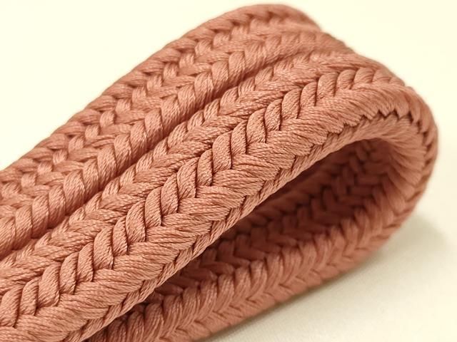 平和屋着物● 上 有職組紐道明 帯締め 冠組 退紅色 宮内庁御用 国立博物館御用 東京芸術大学御用 AABB3722ay