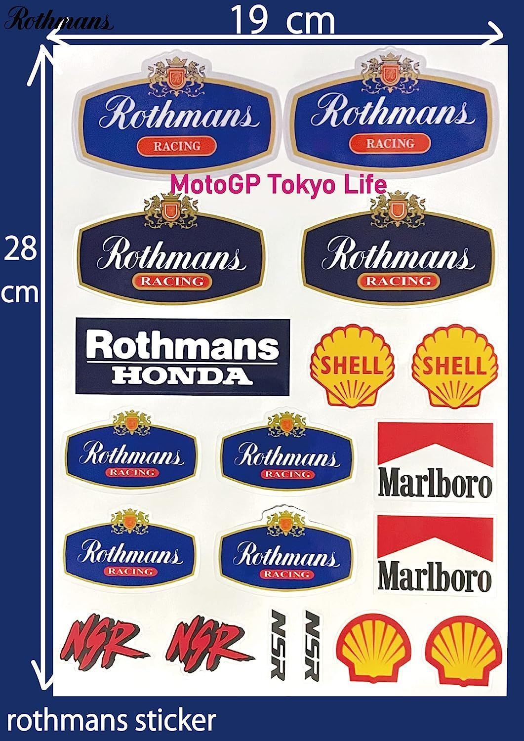 ☆アウトレット☆新品 ロスマンズ Rothmans RACING MotoGP 20 x