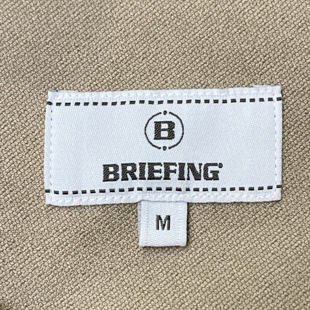 BRIEFING GOLF ベージュスカート　M ブリーフィングゴルフ BR 【吸汗速乾UV】ウエストロゴシンプル