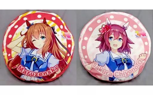 【中古】クッション・本体 全2種セット ラウンドクッションVol.13 「ウマ娘 プリティーダービー」