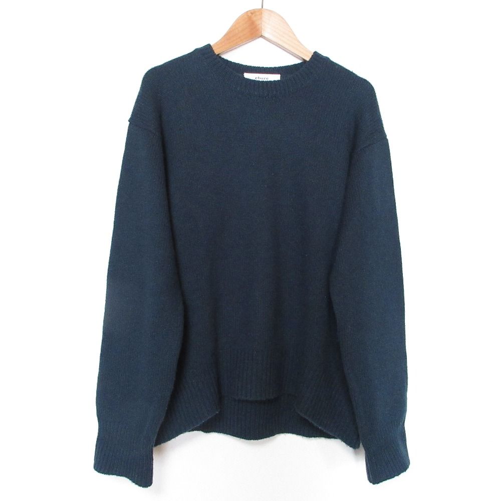 ebure エブール カシミア混 タートルネックニット プルオーバー