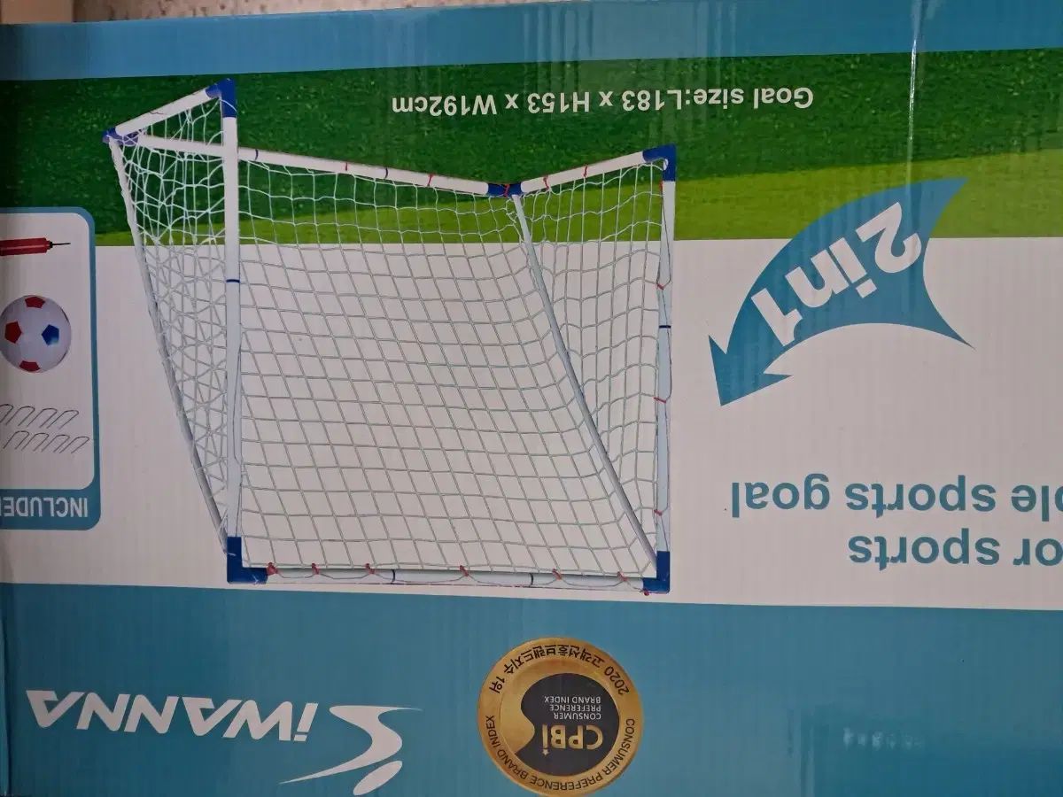 iWarner 2 in 1 サッカーゴール セット