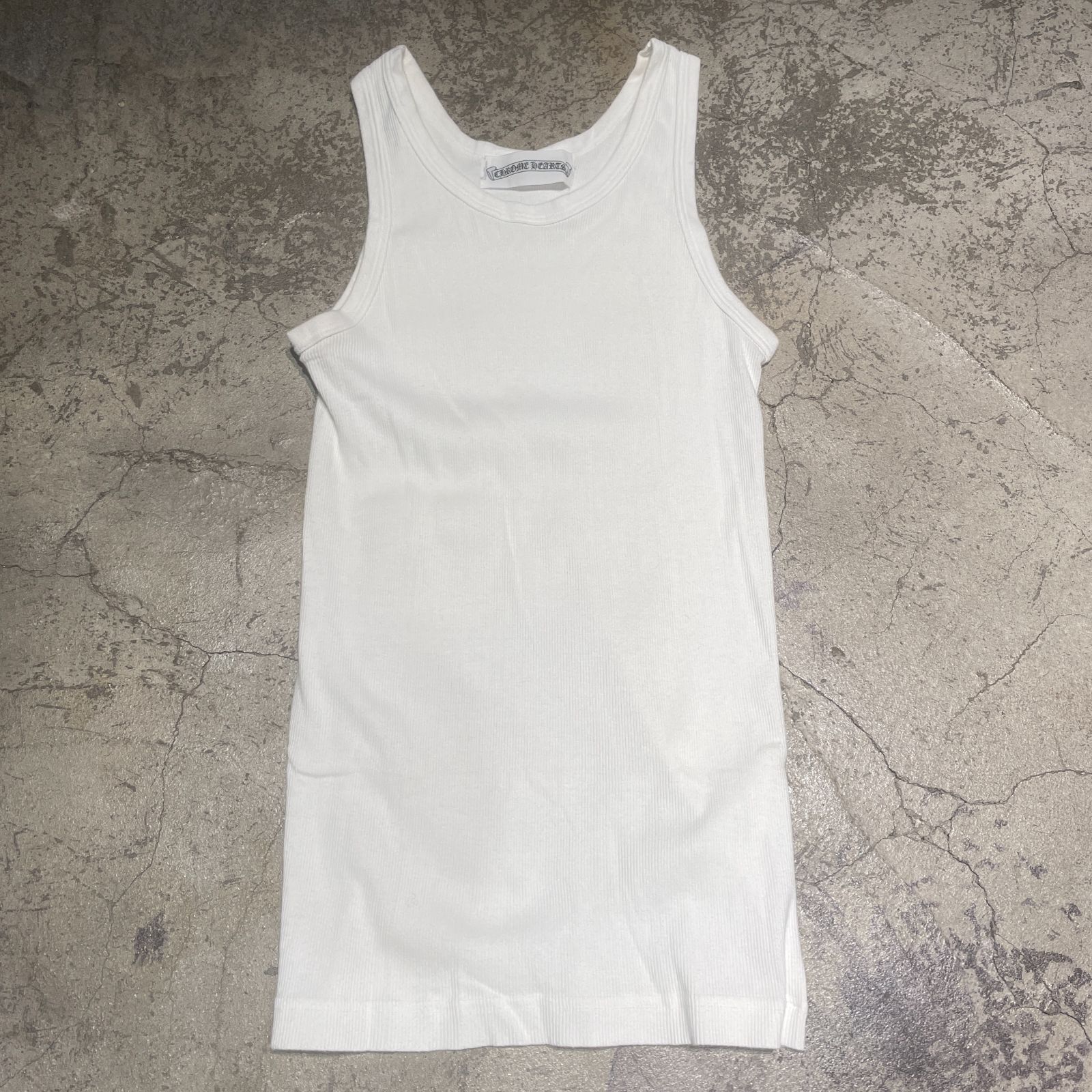 Chrome Hearts クロムハーツ タンクトップ ホワイト sizeS【表参道t
