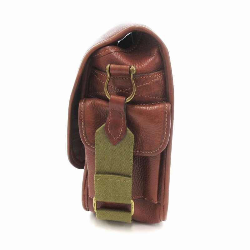 美品◆Mulberry◆マルベリー メッセンジャーバッグ ブラウン マルベリー Mulberry メッセンジャーバッグ ショルダー レザー