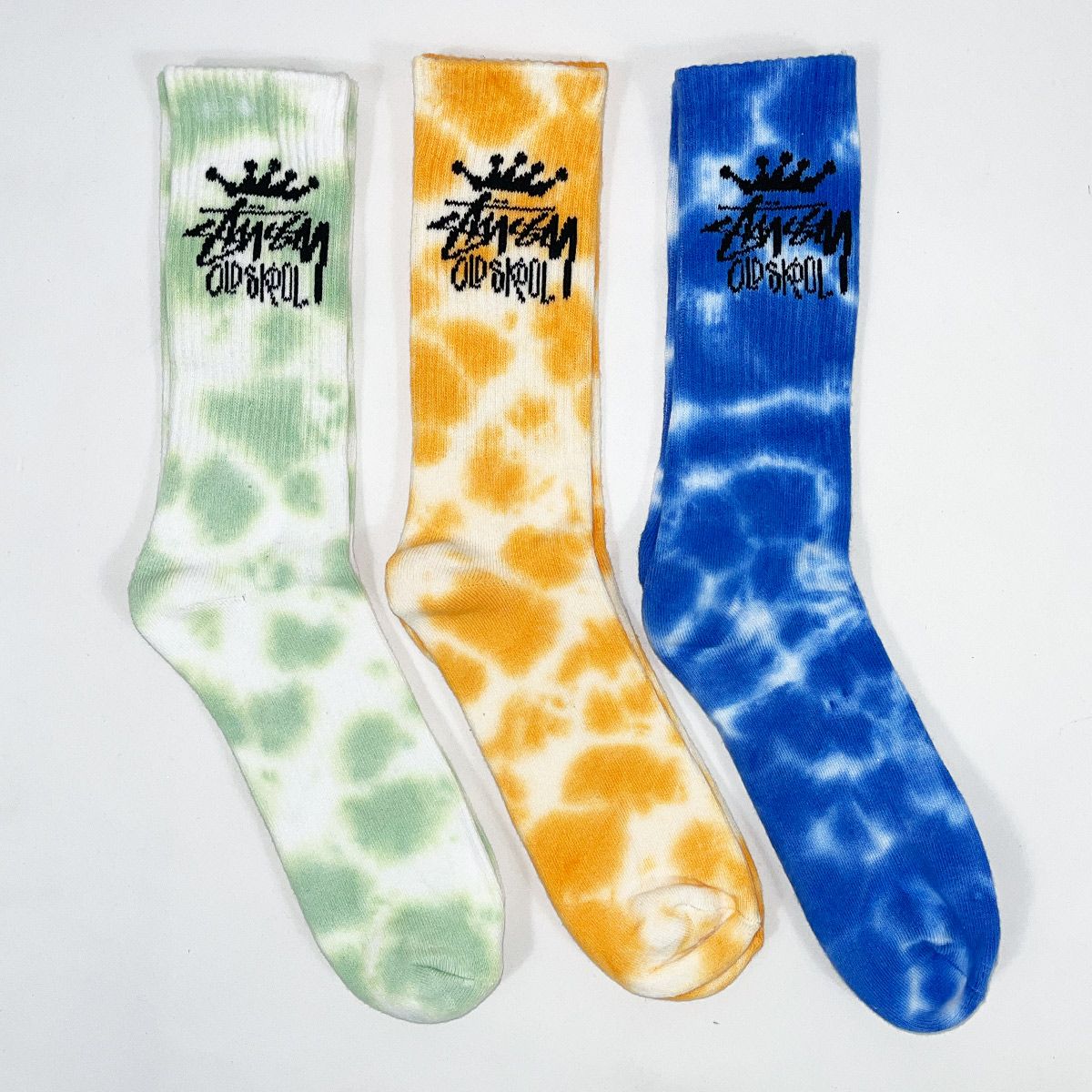 STUSSY ステューシー ロゴ Flower Socks フラワー靴下 3 Pack STUSSY ステューシー ロゴ Flower Socks フラワー靴下 3 Pack