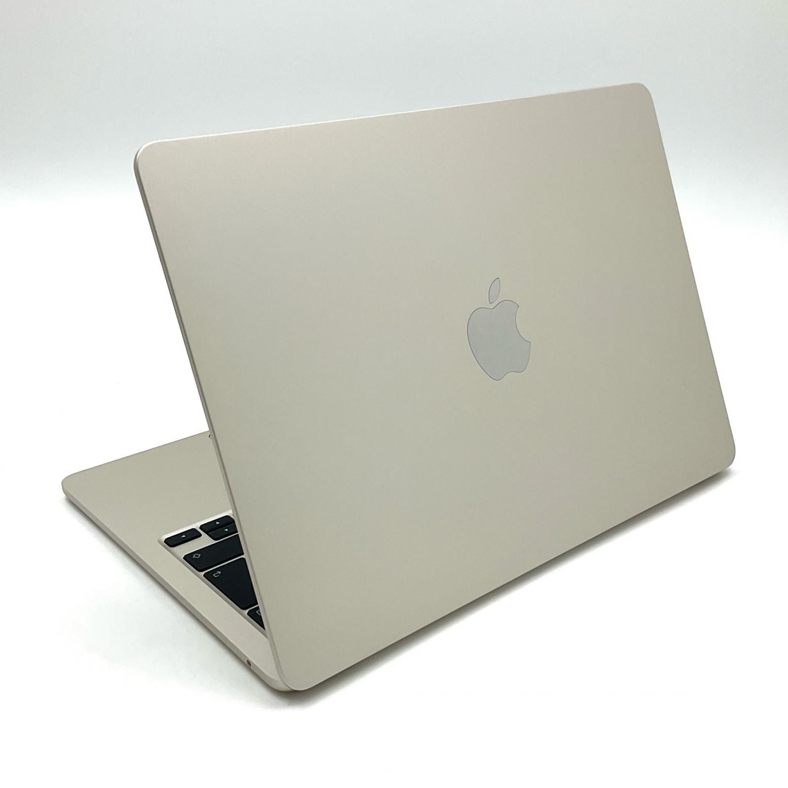 【全額返金保証】【最速発送】Apple MacBook Air 13インチ 2022 /M2 /8GB /256GB /スターライト /100% /駆動101時間 【動作快調・低駆動】
