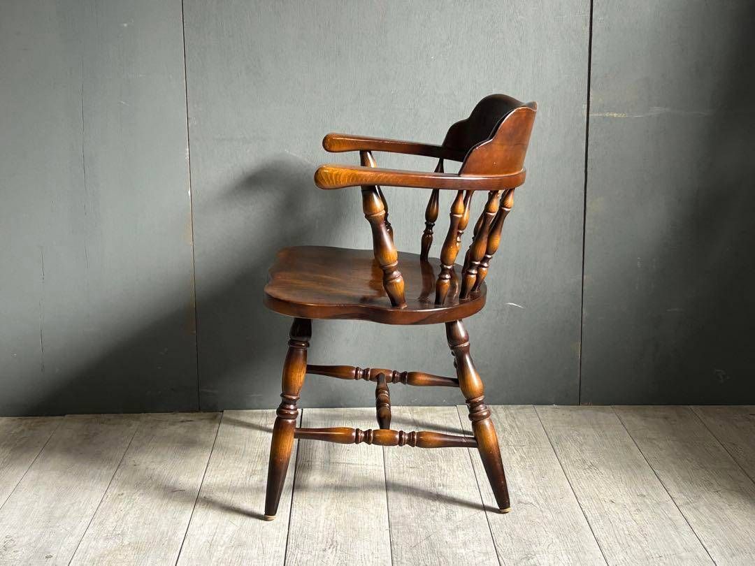 ③飛騨産業　ウィンザーチェア　アームチェア　ヴィンテージ　キャプテンチェア　IS ④飛騨産業 ウィンザーチェア アームチェア ヴィンテージ