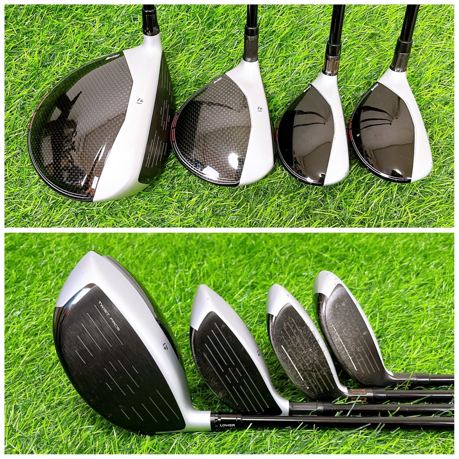 TaylorMade - メンズ初心者用　テーラーメイド M4 rac ゴルフクラブセット 右打ち 14本 大人気 テーラーメイド M4 メンズ ゴルフ クラブセット 初心者