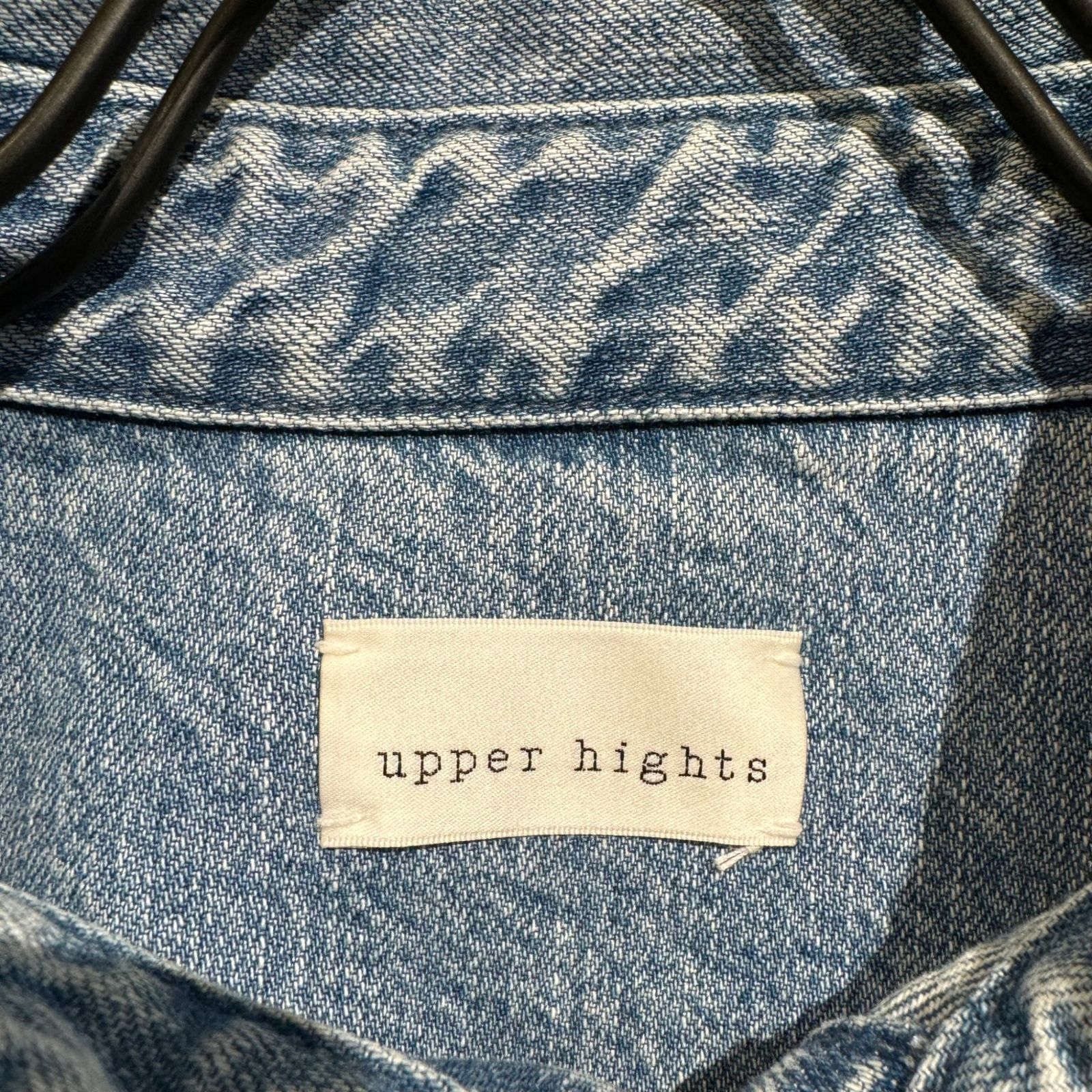 upper hights (アッパーハイツ) IENA別注 THE ESSENSE デニムシャツ