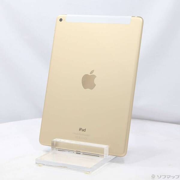 品〕 iPad Air 2 16GB ゴールド MH1C2J／A オンライン au【258】 中古