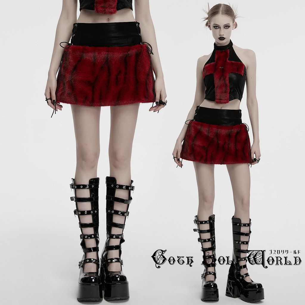 ゴスロリワールド OQ-871BQF-RD 地雷系 ファッション ふわふわ