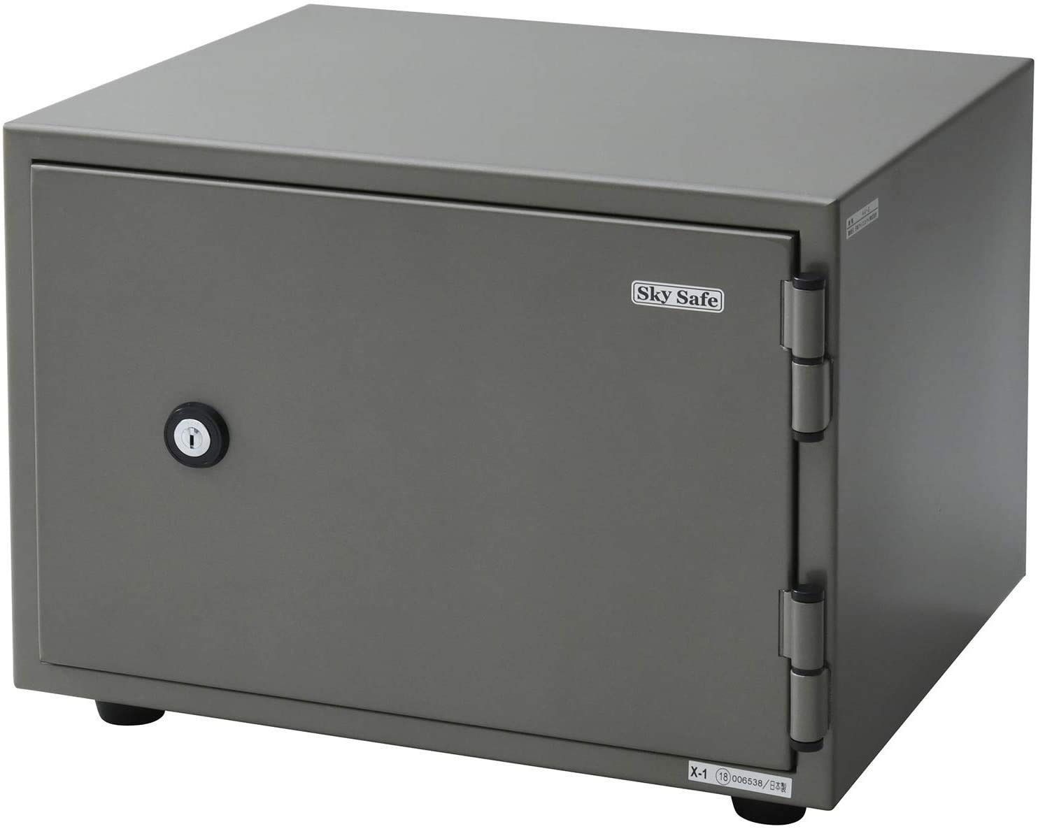 CROWN 特殊マグネットロック式 耐火金庫52kg KM-30 説明書付き 送料