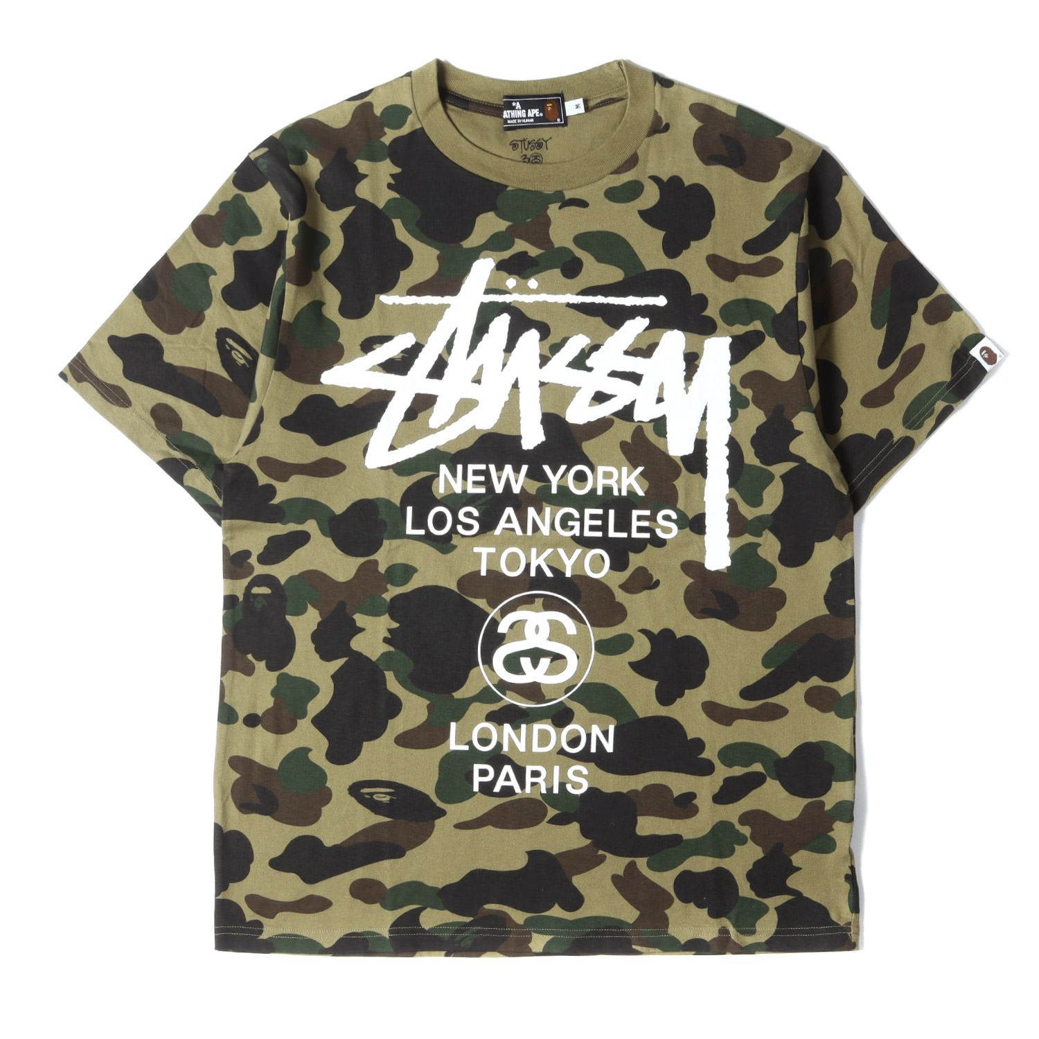 Lサイズ 30周年】A BATHING APE ×STUSSY 美品Tシャツ - beaconparenting.ie