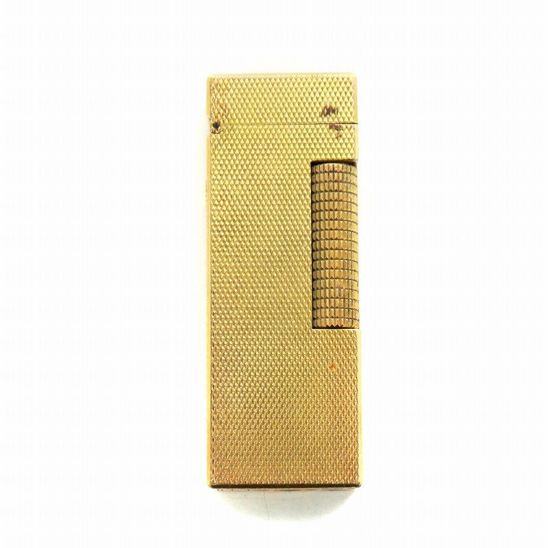 ダンヒル dunhill ライター ガス ローラー式 喫煙具 ロゴ 総柄