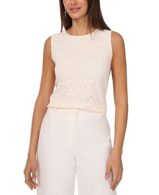 売れ筋商品|||ヴィンスカムート カットソー トップス レディース Women's Crewneck Sleeveless Lace Top New Ivory 送料無料】 ヴィンスカムート レディース シャツ トップス