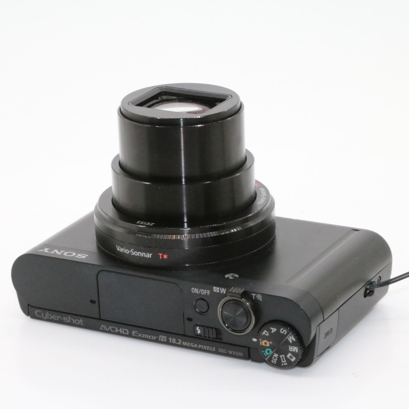 良品 予備バッテリー付き SONY ソニー コンパクトデジタルカメラ Cyber-shot DSC-WX500 ブラック  光学ズーム30倍(24-720mm) 180度可動式液晶モニター DSC-WX500 BC