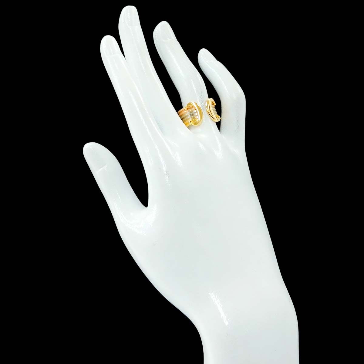 カルティエ Cartier C2 #56 リング ラージ LM K18 YG WG PG スリー  