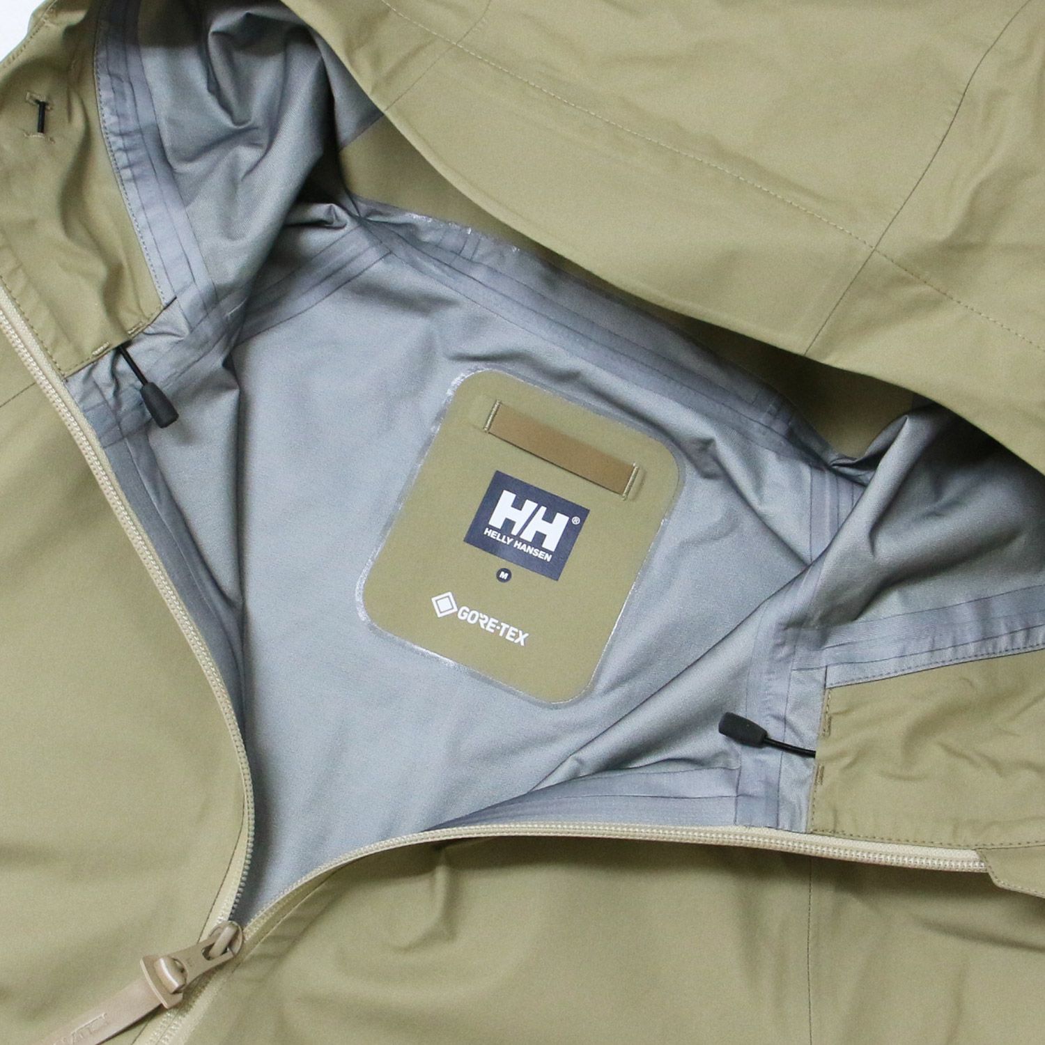 美品 HELLY HANSEN ヘリーハンセン ジャケット ベージュ M レイン 