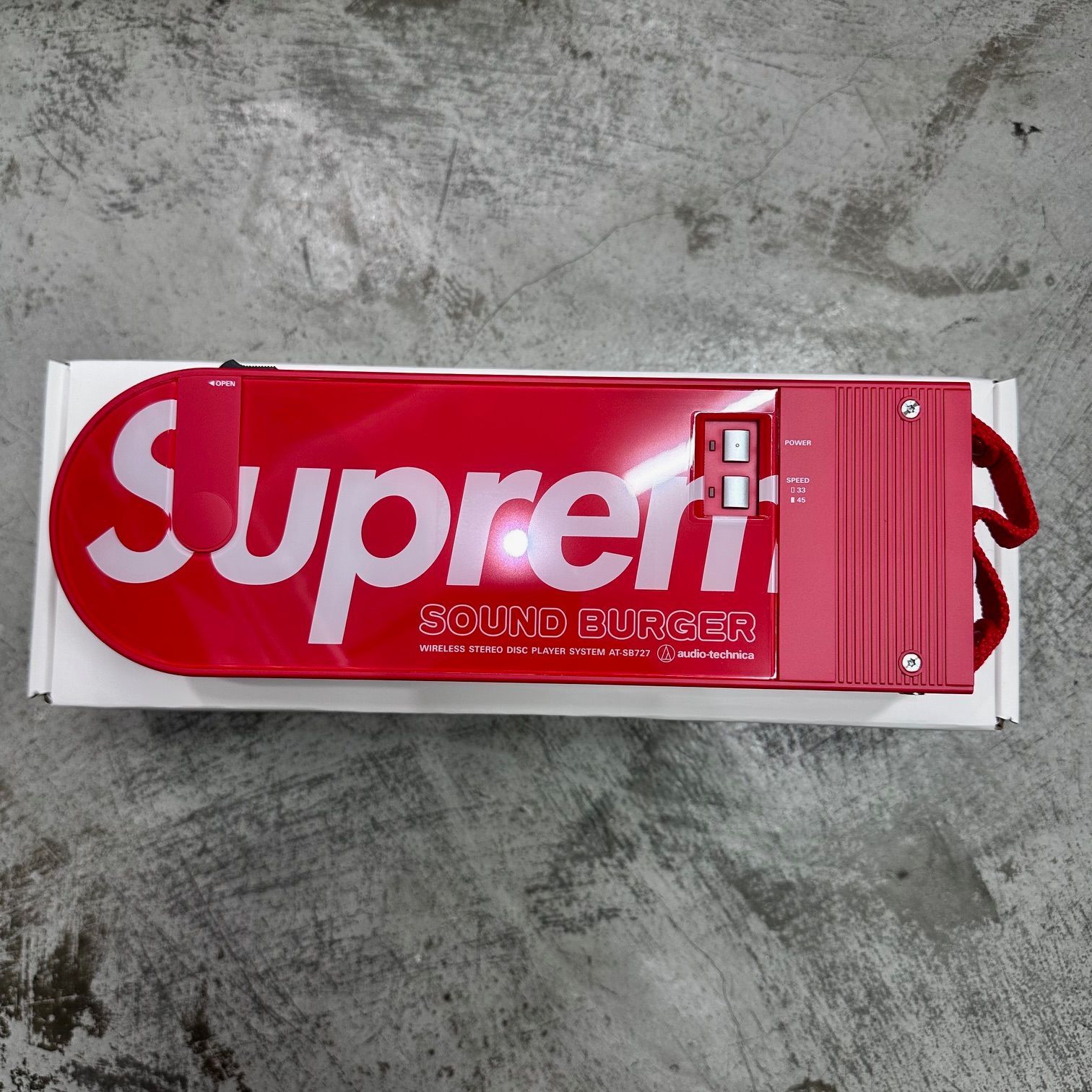 Supreme 24AW Audio Technica Sound Burger レコードプレーヤー シュプリーム 88261A1