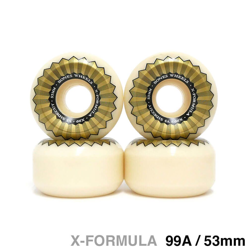 bones スケートボード　ウィール  58m v5 BONES WHEEL ボーンズ ウィール X-FORMULA V5（SIDECUT）99A