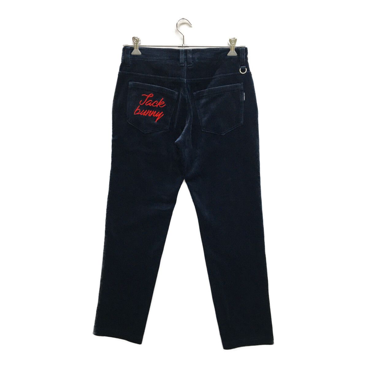 メンズ ジャックバニー Jack Bunny!! パンツ 4 M ネイビー 刺しゅうロゴ コーデュロイ